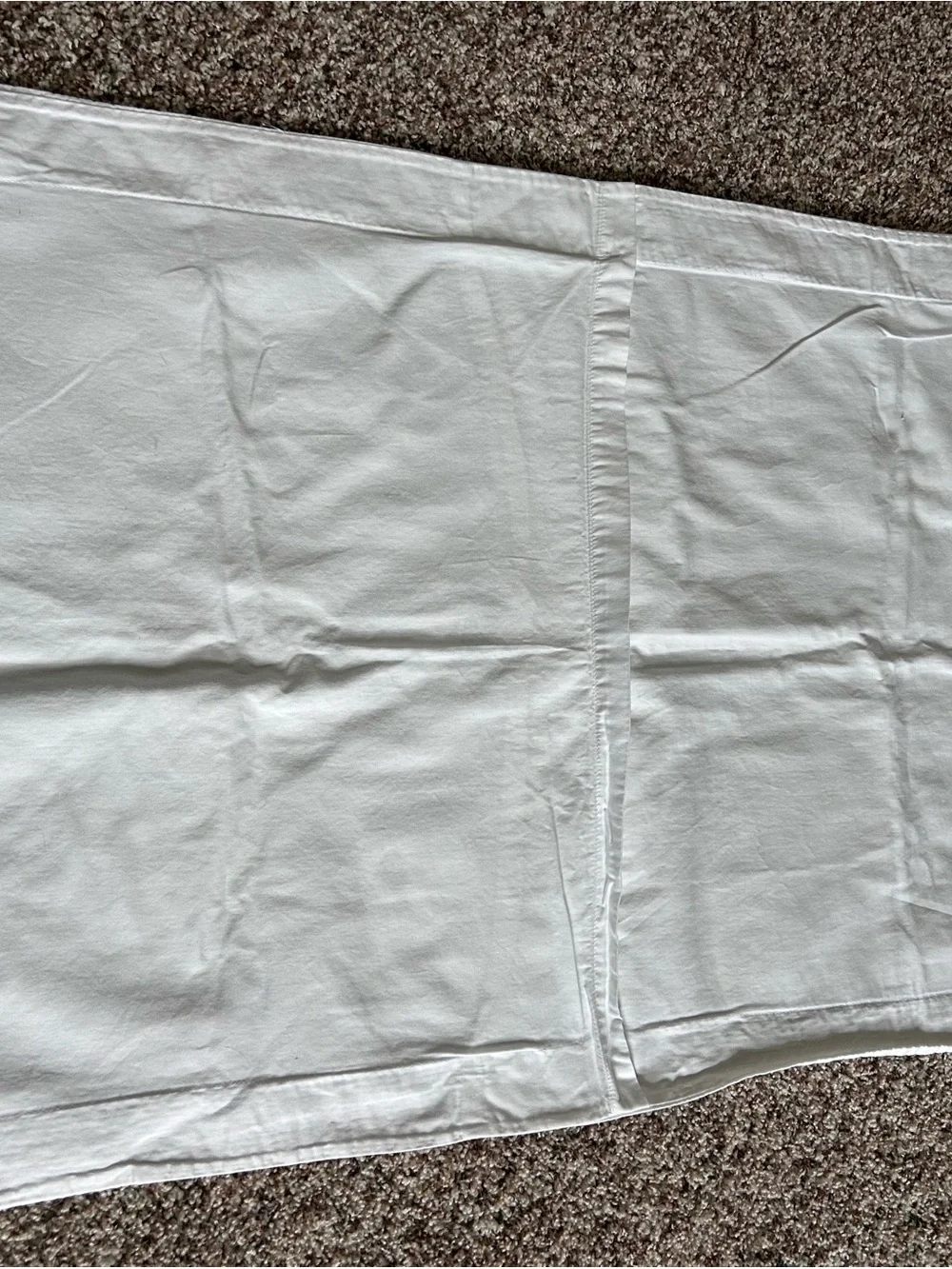 Restoration Hardware White 100% Cotton Waffle Weave Pillow Sham 23” x 36”